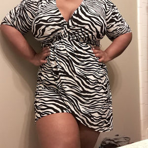 Faux wrap dress size XL